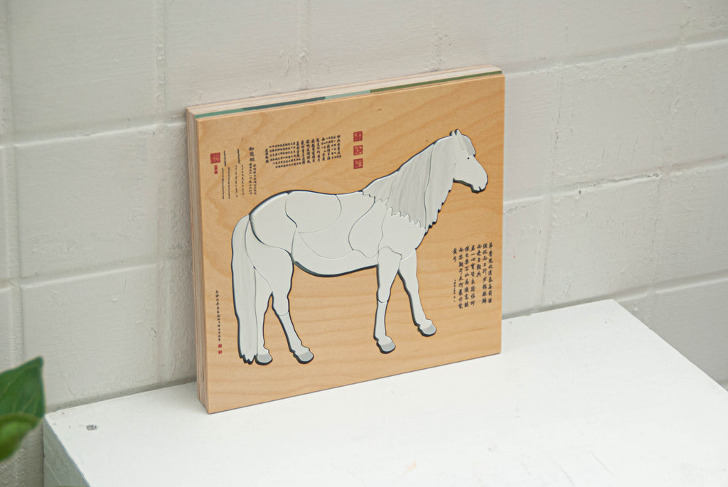 不完美動物拼圖（獅子／麋鹿 / 白馬）