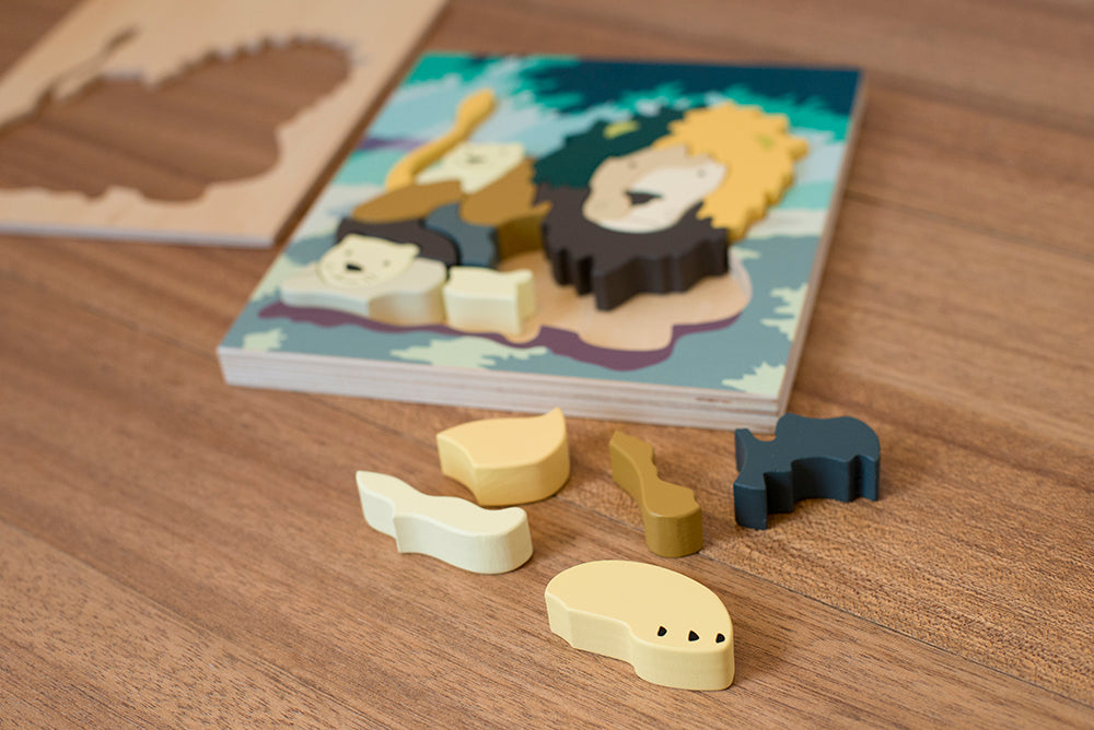 Animal Puzzle - Lion / Reindeer / Polar Bear