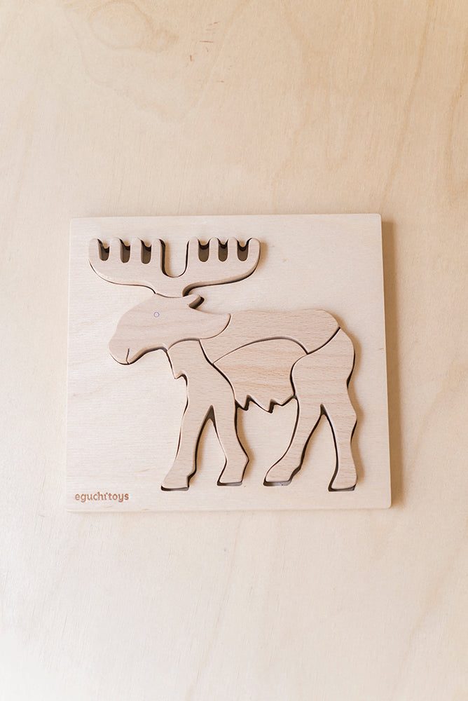 Wooden Puzzle - Elk