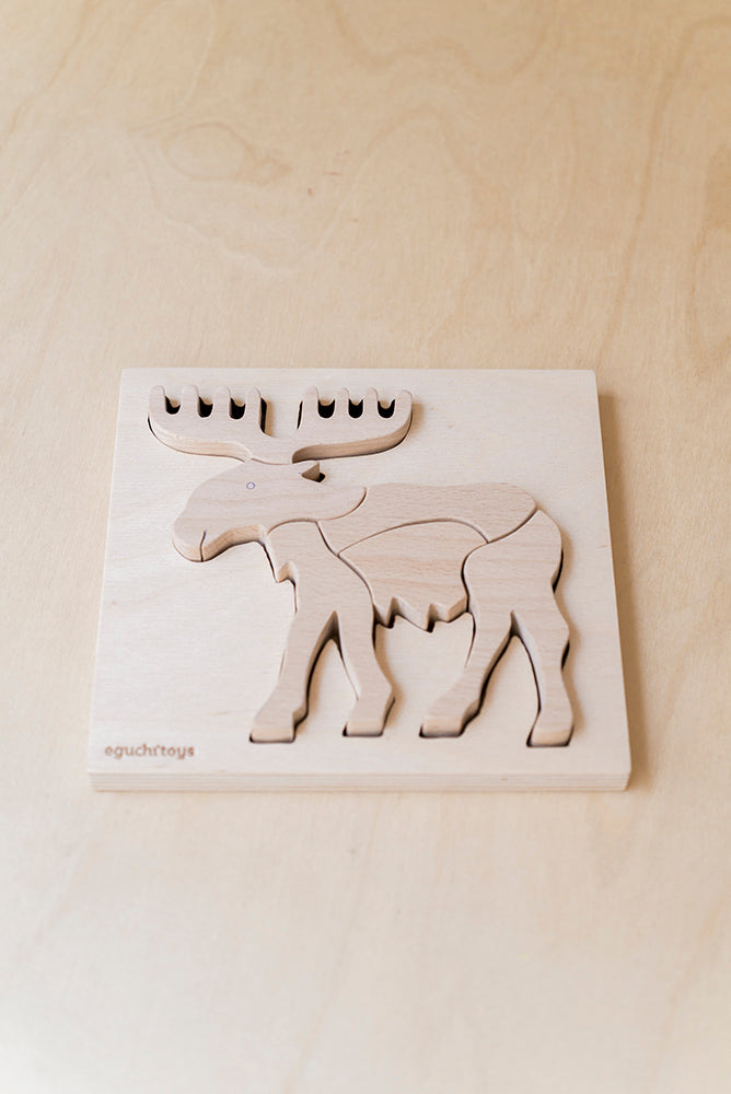 Wooden Puzzle - Elk