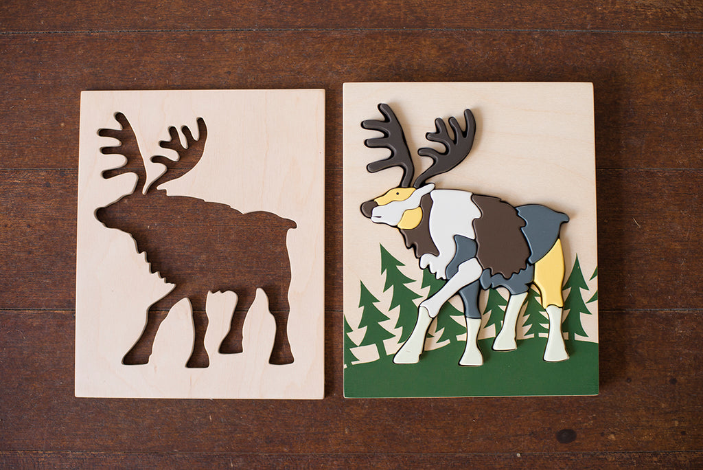 Animal Puzzle - Lion / Reindeer / Polar Bear