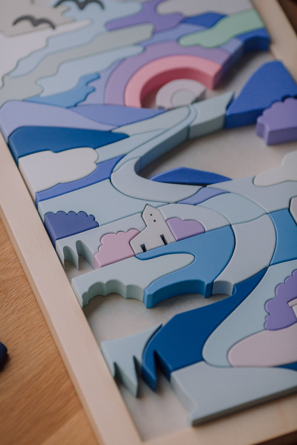 Wooden Puzzle - Sunset