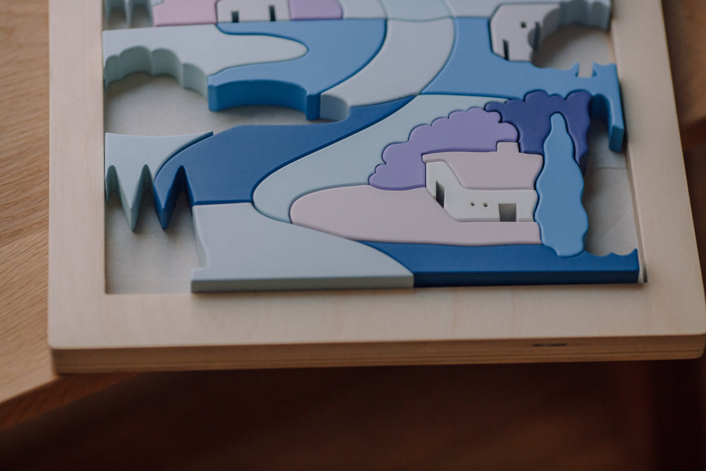 Wooden Puzzle - Sunset